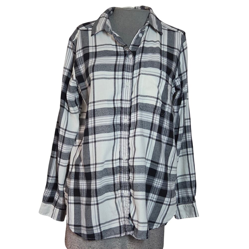 Paid Soft Boyfriend Fit Flannel Button Down Size Medium